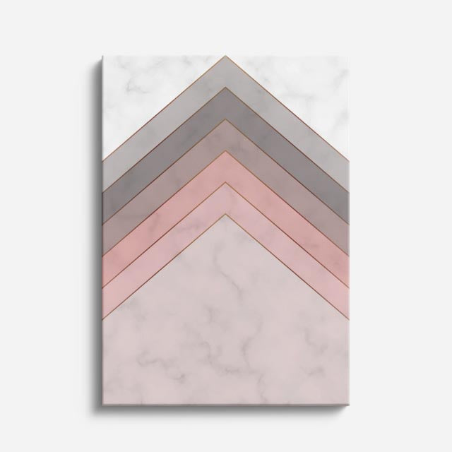 cuadro canvas abstracto geométrico veta niebla estilo contemporáneo