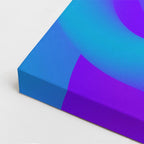 cuadro canvas abstracto geométrico curva radiante estilo contemporáneo