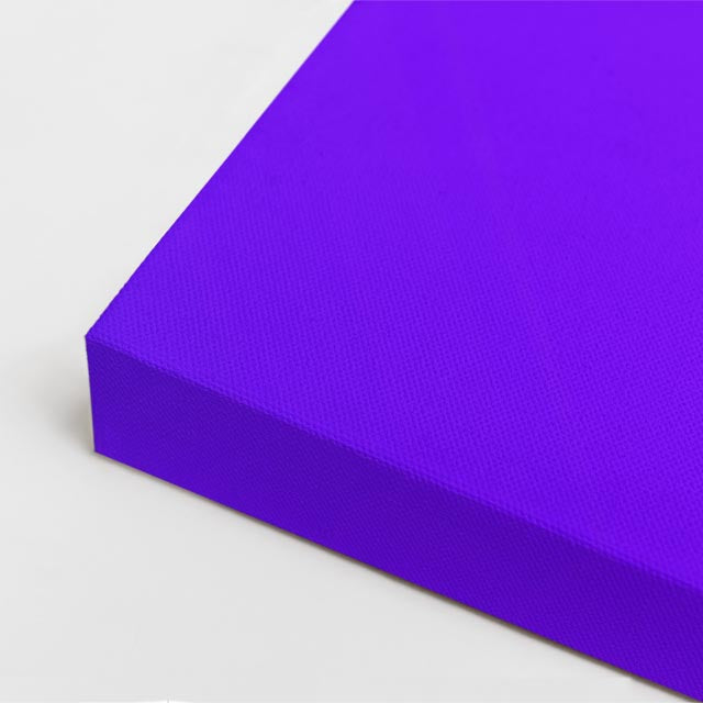 cuadro canvas abstracto geométrico neón violeta estilo contemporáneo