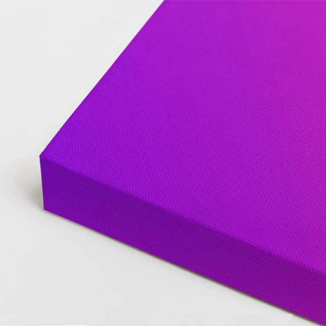 cuadro canvas abstracto geométrico marea fucsia estilo contemporáneo