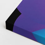 cuadro canvas abstracto geométrico arco neón estilo contemporáneo