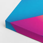 cuadro canvas abstracto geométrico brillo fusión estilo contemporáneo