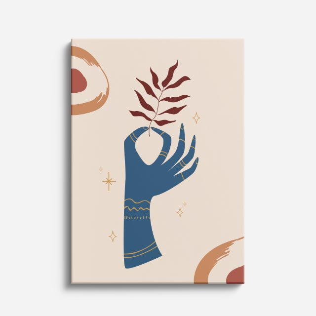 cuadro canvas abstracto minimalista moderno forma nítido gris estilo contemporáneo