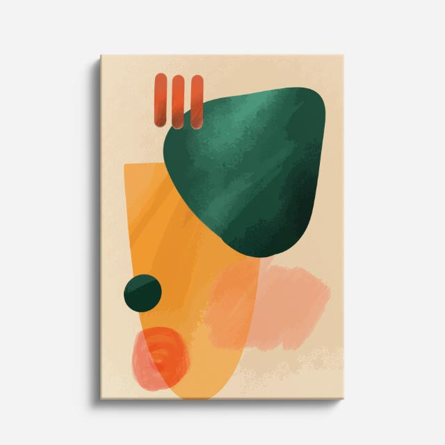 cuadro canvas abstracto minimalista moderno eco simple nube estilo contemporáneo