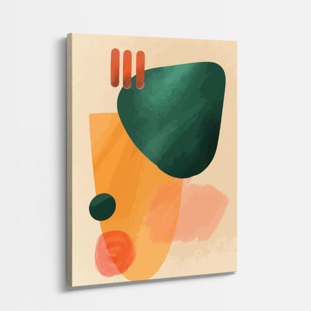 cuadro canvas abstracto minimalista moderno eco simple nube estilo contemporáneo