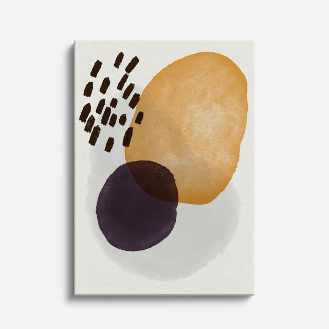 cuadro canvas abstracto minimalista moderno silencio nítido estilo contemporáneo