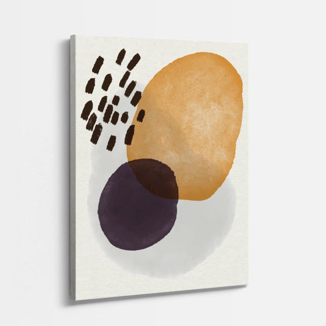 cuadro canvas abstracto minimalista moderno silencio nítido estilo contemporáneo