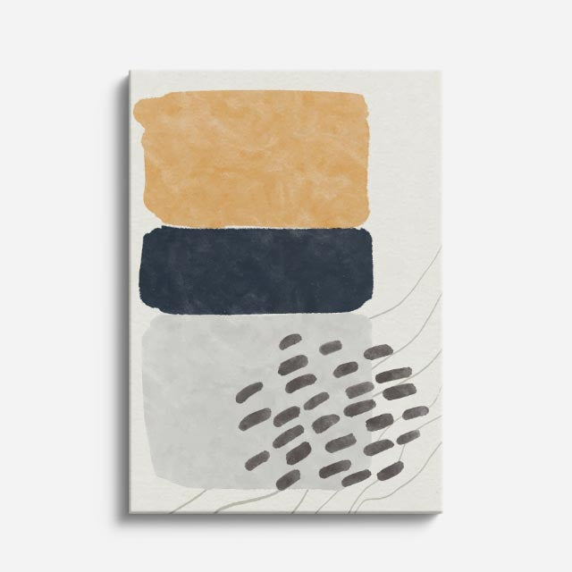 cuadro canvas abstracto minimalista moderno nodo nítido estilo contemporáneo