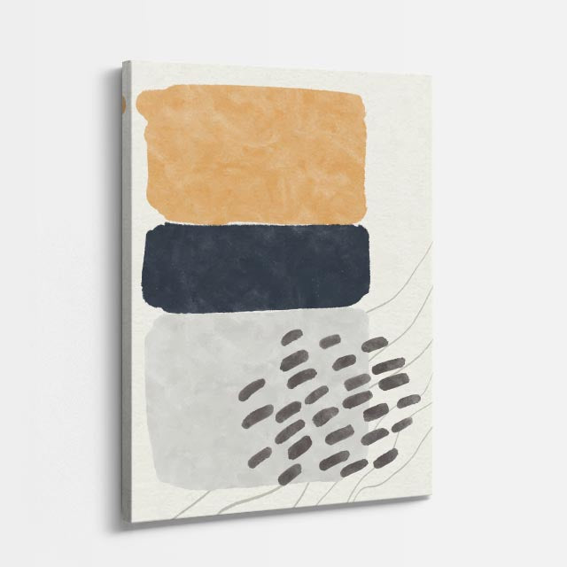cuadro canvas abstracto minimalista moderno nodo nítido estilo contemporáneo