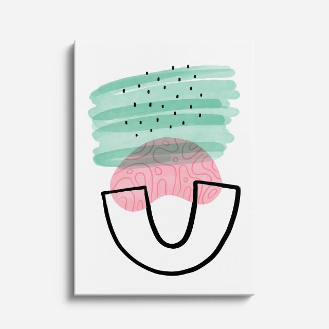 cuadro canvas abstracto minimalista moderno eco moderno estilo contemporáneo