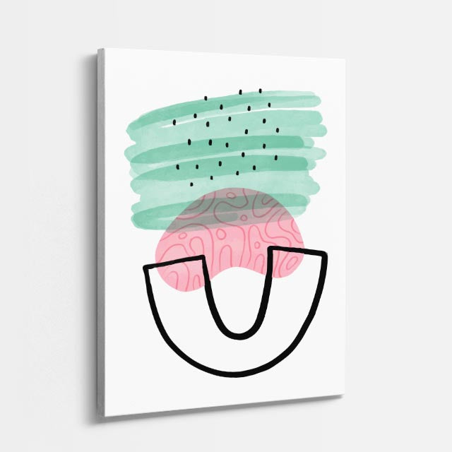 cuadro canvas abstracto minimalista moderno eco moderno estilo contemporáneo
