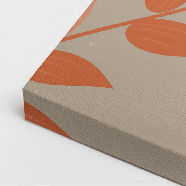 cuadro canvas abstracto organico nido natural minimal estilo contemporaneo