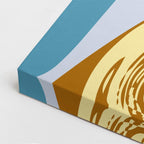 cuadro canvas abstracto organico raíz calma estilo contemporaneo