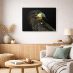 cuadro canvas animales aves guardiana nocturna horizontal
