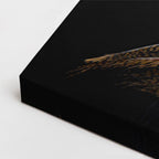 cuadro canvas animales aves fuego del alba horizontal