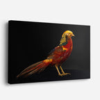 cuadro canvas animales aves fuego del alba horizontal