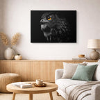cuadro canvas animales aves sombra del bosque horizontal