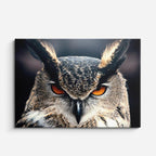 cuadro canvas animales aves alas de ébano horizontal