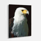 cuadro canvas aves majestad del águila vertical