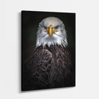 cuadro canvas aves perfil del guardián vertical