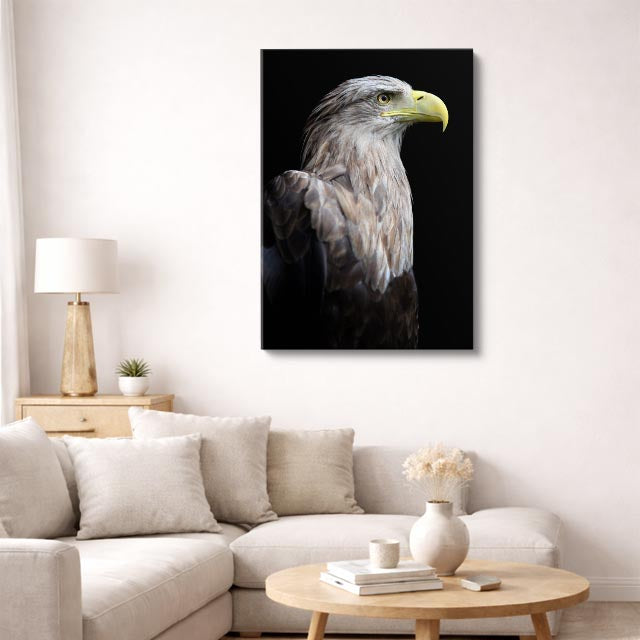 cuadro canvas aves alas de poder vertical