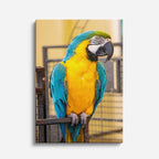 cuadro canvas aves guardián del bosque vertical