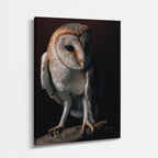 cuadro canvas aves guardia nocturna vertical