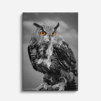 cuadro canvas aves cazador del crepúsculo vertical
