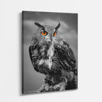 cuadro canvas aves cazador del crepúsculo vertical