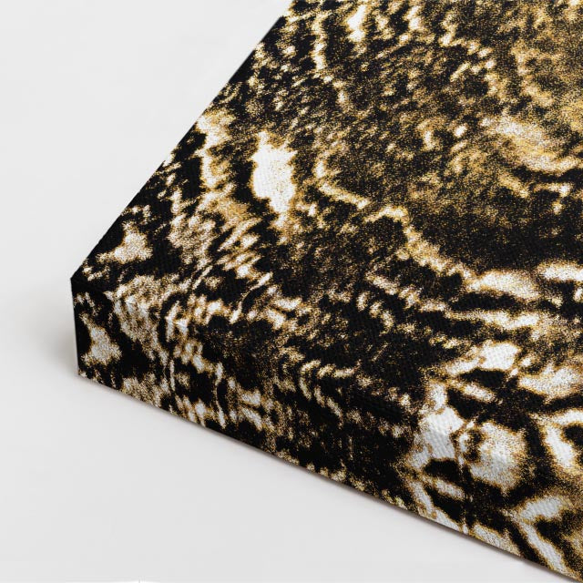 cuadro canvas aves mirada del gran búho vertical