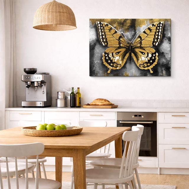 cuadro canvas insectos elegancia monarca horizontal