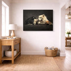 cuadro canvas mascotas dúo boreal horizontal