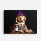 cuadro canvas mascotas sommelier canino horizontal