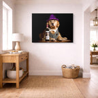 cuadro canvas mascotas sommelier canino horizontal