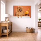 cuadro canvas mascotas pom pom solar horizontal