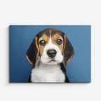 cuadro canvas mascotas cachorro beagle horizontal