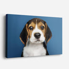 cuadro canvas mascotas cachorro beagle horizontal