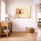 cuadro canvas mascotas risa dorada horizontal