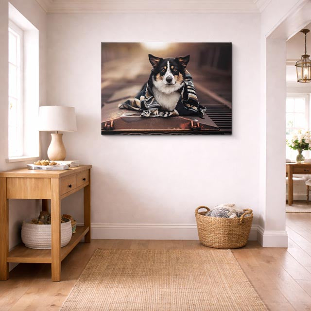 cuadro canvas mascotas manta urbana horizontal