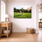 cuadro canvas mascotas salto solar horizontal