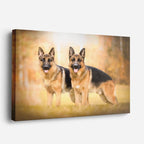 cuadro canvas mascotas linaje alemán horizontal