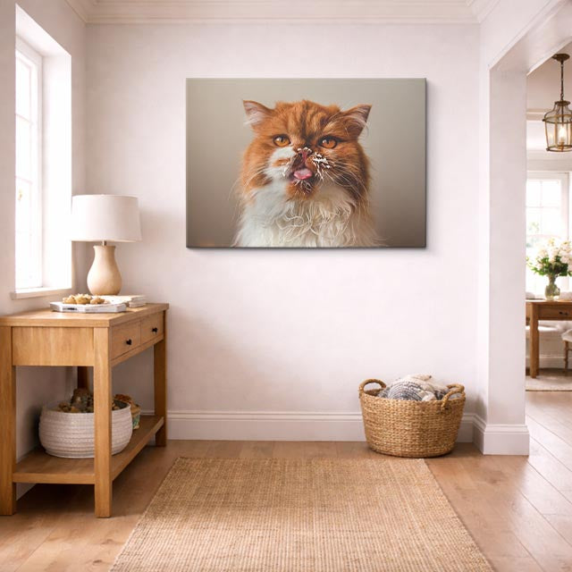 cuadro canvas mascotas gesto travieso horizontal