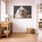 cuadro canvas mascotas mirada de cristal horizontal