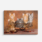 cuadro canvas mascotas paseo gatuno horizontal