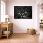 cuadro canvas mascotas esmeralda nocturna horizontal