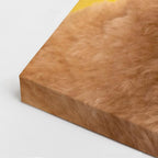 cuadro canvas mascotas caniche dorado vertical