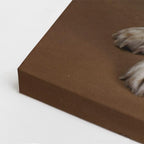 cuadro canvas mascotas retrato del beagle vertical