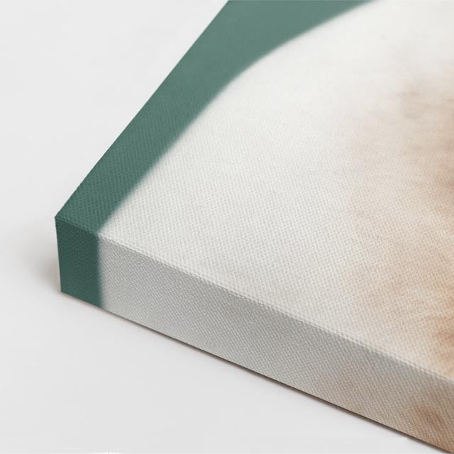 cuadro canvas mascotas bulldog de invierno vertical