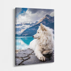 samoyedo del lago