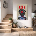 super hero pug